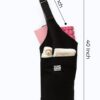 Yoga Mat Bag, Durable Canvas Yoga Mat Carrier Bag with Adjustable Strap & Inside Zipper Pocket, Large Capacity Yoga Bag for Gym, Pilates, Beach, Travel, and Everyday Use