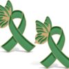 For Ribbon Pin Awareness Items There is Hope Enamel Lapel Pin Love Brooch Badge for Backpacks Hats Bags Clothes Decoration