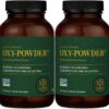 Global Healing Center Oxy-Powder Colon Cleanse Detox - Oxygen Based Safe and Natural Intestinal Cleanser, 120 Count (Pack of 2)