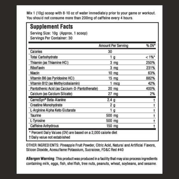 Proven4 Pre Workout Powder for Men and Women with Creatine - Beta Alanine - Caffeine, NSF Certified preworkout Energy Supplement Fruit Punch 30 Servings