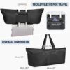 sportsnew Large Yoga Mat Bag with Shoes Compartment and Wet Pocket Ladies Pilates Gym Tote Bag with Yoga Mat Holder Strap for Women Men Workout Carrier Stuff Accessories