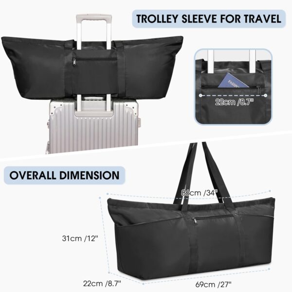sportsnew Large Yoga Mat Bag with Shoes Compartment and Wet Pocket Ladies Pilates Gym Tote Bag with Yoga Mat Holder Strap for Women Men Workout Carrier Stuff Accessories