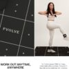 Pvolve Precision Mat - Home Workout Equipment, 4.6’ x 4’ x 2.2mm Rubber Mat for Home Gym, Cardio, Fitness, Designed To Be Used with The Pvolve Functional Fitness Method