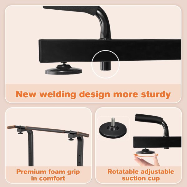 RELIFE REBUILD YOUR LIFE Power Tower Pull Up Bar Dip Station for Home Gym Adjustable Height Strength Training Workout Equipment