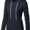 H2H Women's Slim Fit Zip Up & Pullover Hoodie Lightweight Long Sleeve Kangaroo Pocket Basic Casual Sweatshirt