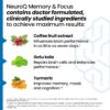 NeuroQ Memory & Focus - Boosts Cognitive Performance & Healthy Brain Function - Neuroprotective Formula by Dr. Dale Bredesen - Gotu Kola Ginkgo Phosphatidylserine Coffee Fruit & Propolis - 60 Capsules
