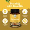 Bee Pollen Supplement 1000mg per Serving - Pure Bee Pollen Capsules with Naturally Occurring B Vitamins Minerals & Enzymes - Pills Made Vegetarian Non-GMO & Gluten Free (60 Servings)