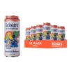 Leisure Project Electrolyte Refresher, Tropical Mango (16oz Cans, 12 Pack) Mango Hydration Drink w/Magnesium & Ashwagandha For Mood & Stress Support, Low Sugar Drink w/Real Fruit, Vitamins & Minerals