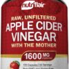 Apple Cider Vinegar Capsules with The Mother - 120 Vegan ACV Pills - Best Supplement for Healthy Weight Loss, Diet, Keto, Digestion, Detox, Immune - Powerful Cleanser & Appetite Suppressant Non-GMO