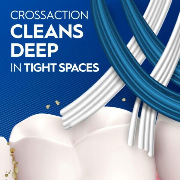Oral-B Pro Health CrossAction All in One Soft Toothbrushes, Deep Plaque Fighter, Rounded Bristles Gentle on Teeth, Tongue and Cheek Cleaner, Gum Stimulators, 6 Count, Tooth Brush Pack