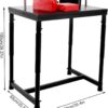 Professional Arm Wrestling Table, Standard Arm Wrestling Battle Table, Adjustable Wrist Strength Training Support Plate with w/Pads & Handles, Wrist Strength Training Equipment for Homes Office Gyms