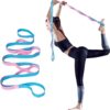 Yoga Strap for Stretching Inelastic Soft Polyester Cotton Stretch Out Band for Exercise, Yoga, Pilates and Dance for Men and Women