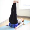 Foldable Cushion - Organic Kapok Filling, use Folded and Unfolded for Meditation, Soft Yoga Prop, Portable Cushion