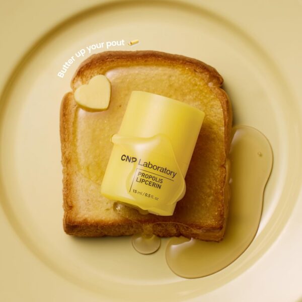 CNP Honey Lip Butter - Propolis Lipcerin™ Original, Valentines Day Gifts for Her, Hydrating Overnight Manuka Lip Balm & Mask, 12hrs Long-lasting Moisture, Korean Skin Care, 0.5 fl.oz.