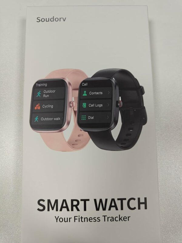Smart Watch(Answer/Make Call), 1.91" Smartwatch for Men Women, NEW Fitness Watch with 110+ Sport Modes, Fitness Activity Tracke with Pedometer/Sleep Monitor/Heart Rate/IP68 Waterproof, for Android iOS