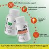 Youth & Tonic 15 Day Cleanse & Carb Matrix Support for Bloating, Gut & Metabolism Health, Break The Plateau, Feel Lighter & Energized, Colon Cleanser & Detox with ACV, Glucomannan, Chromium, 60 Pills