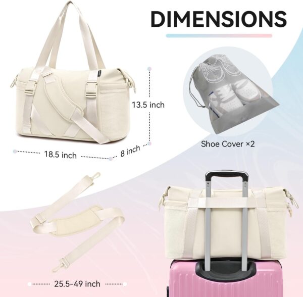 MAXTOP Gym Bag for Women Yoga Tote Bag Travel Duffle Bag Weekender Carry on Overnight Bags Personal Item Bag
