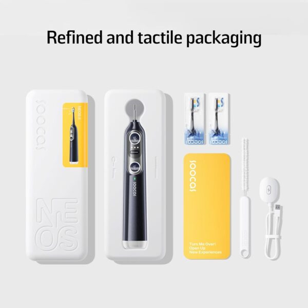 Soocas NEOS II - Electric Toothbrush with Water Flosser, Sonic Electric Toothbrush for Adults, Water Flosser for Teeth, Portable Cordless Oral Irrigator, 100% Plaque Removal, Dark Violet