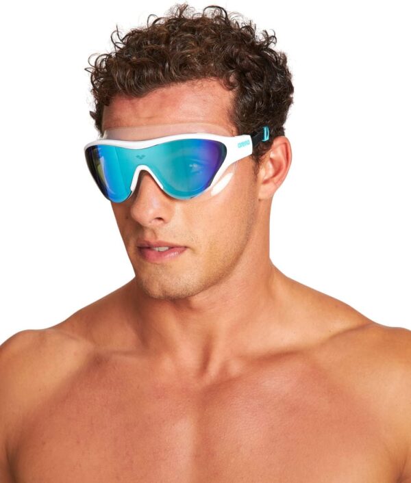 ARENA Unisex Adult The One Swim Mask Fitness Swimming Goggles Men and Women Large Fit Polycarbonate Mirror/Non-Mirror Lens