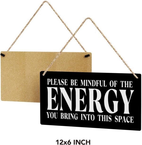 Black Room Decor Spiritual Decor Meditation Room Decor Inspirational Spa Decor Positive Affirmations Wall Decor Wood Plaque Sign Hanging Door Sign Home Office Yoga Room Decor