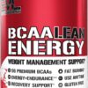 EVL BCAA Lean Energy Powder - Pre Workout Green Tea Fat Burner Support with BCAAs Amino Acids and Clean Energizers - Post Workout Recovery Drink for Lean Muscle Recovery - Cherry Limeade