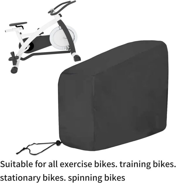 Exercise bike covers outdoor and indoor,Spin bike cover outdoor waterproof,Gym bike cover, Fitness bike cover,Storage waterproof,Training Bike cover,Upright Cycling Bike cover,Stationary Bike Cover