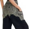 Joob Joob Boho Pants for Women - Hippie Harem Pants Women - Womens Yoga Pants – Comfy Bohemian Flowy Hippie Clothes