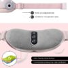 Portable Cordless Heating Pad，Heating Pad 5s Fast Heating，Heating Pads for Cramps with 3 Heat Levels and 3 Massage Modes，Menstrual Heating Pad for Women and Girl (Pink)