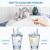 2-Pack Tongue Scraper, 100% Useful Surgical Stainless Steel Tongue Cleaner for Both Adults and Kids, Professional Reduce Bad Breath Metal Tongue Scrapers, Help Your Oral Hygiene (with 2 cases)