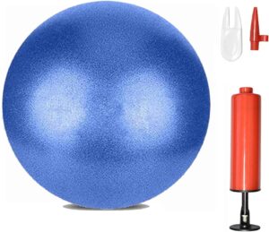 6 Inch Mini Exercise Pilates Yoga Ball, Stability Ball for Yoga, Barre, Training and Physical Therapy- Improves Balance, Core Strength Yoga Ball with Inflate Pump