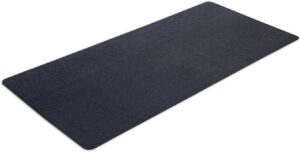 MotionTex Exercise Equipment Mat for Under Treadmill, Rowing Machine, Elliptical Machine, Fitness Equipment, Home Gym Floor Protection, 30" x 66", Black