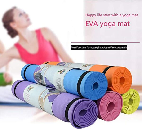 GREFER Yoga Mat Kit for Men & Women Non Slip Excercise Mat for Yoga,Pilates, Stretching, Floor & Fitness Workouts Yoga Gear and Accessories for Beginners Includes Carrying Strap