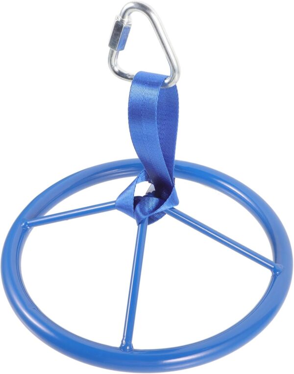 KICHOUSE Outdoor Fitness Equipment Arm Strength Training Hanging Ring Disc for Color Ideal for Gym and Play Activities