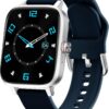 Luoba Smart Watches for Men, 1.69'' Answer/Make Call Android Smartwatch Activity Fitness Tracker with Heart Rate Sleep Monitor Calorie Step Counter Digital Fitness Watch Compatible Android iOS, Blue
