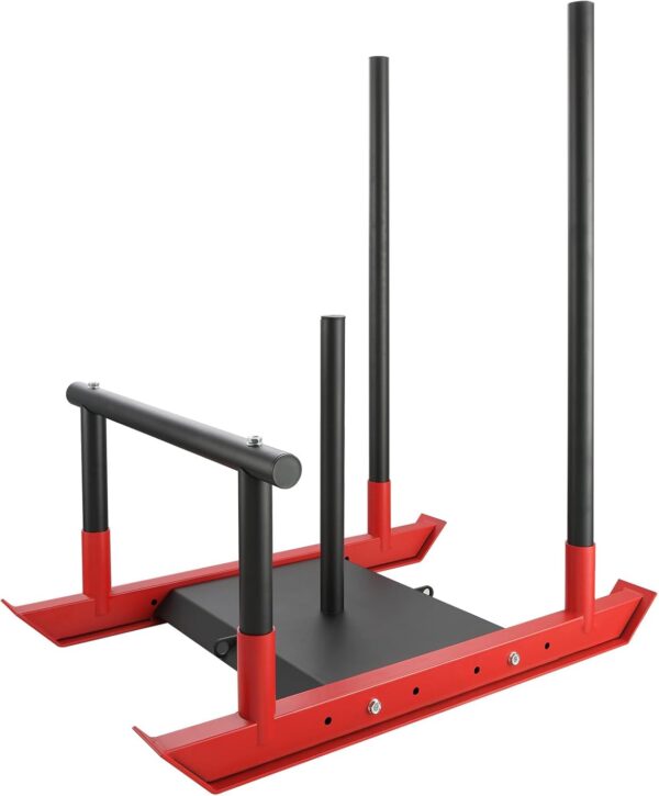 VEVOR Weight Training Pull Sled, Fitness Strength Speed Training Sled, Steel Power Sled Workout Equipment for Athletic Exercise and Speed Improvement