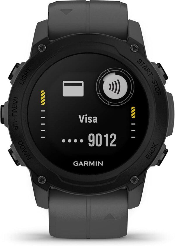 Wearable4U - Garmin Descent G1 Rugged Dive Computer, Multiple Dive Modes with Bundle (+White Earbuds, Slate Gray)