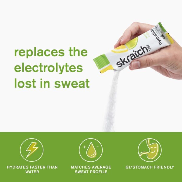 Skratch Labs Sample Pack - Hydration Drink Mix, Everyday Electrolyte Drink Mix, Energy Chews, Energy Bar - Sports Nutrition Trial Variety Pack - for Running, Cycling, Hiking and Endurance Activities