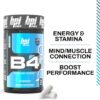 BPI Sports B4 – Extra-Strength Fat Burner – Keto-Friendly – Appetite Suppressant – Caffeine, Niacin, Quercetin, Yohimbine – 30 Servings – 710mg