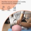 YOTTOY Pilates Ball, 10-inch Exercise Ball with Anti-Burst Technology for Stability, Stability Ball for Yoga, Pilates, Physical Therapy, Home Gym and Office Fitness Equipment
