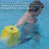 61b4eAy4KDL._AC_SL1080_.jpg Hydro Tone - HYDRO-BELL Pool Weights for Water Exercise Pair | Water Weights | Functional Strength Training with Pool Weight | Aquatic Exercise Equipment | Quick Start Guide