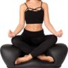 Ergonomically Correct for The Human Physiology Zen Yoga Chair (Black, Vegan Leather)