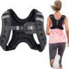 Weighted Vest Weight Vest for Men Women Kids Weights Included, Body Weight Vests Adjustable for Running, Training Workout, Jogging, Walking