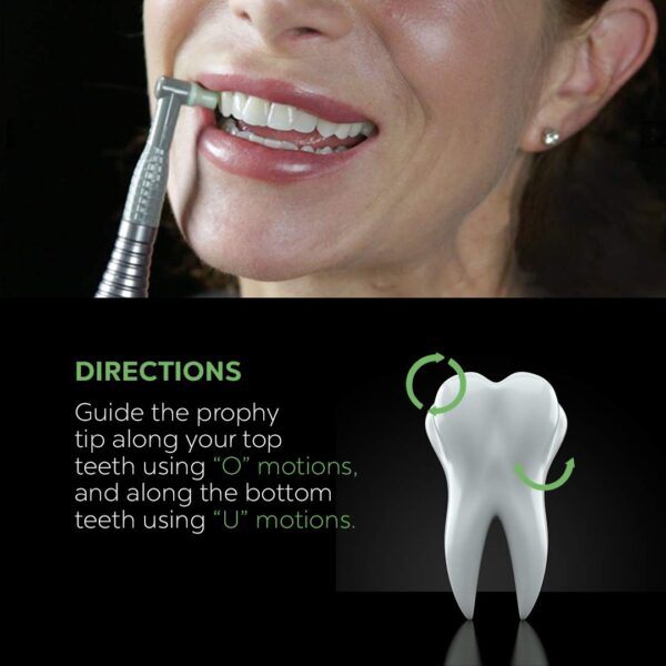 Bilistic Pro Series Dental Tooth Polisher | Professional Dental Teeth Cleaning & Bleaching Modern Electric Toothbrush Corded | Removes Buildup and Freshens Breath
