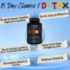 61bN18TKHL._AC_SL1080_.jpg Research Labs 15 Day Colon Cleanse & Detox for Less Bloat Flat Tummy w/Probiotics - 2 Fer 1 - Constipation Relief - Flushes Toxins, Boosts Energy. Clinically Researched Safe and Effective Formula