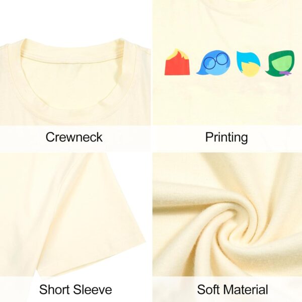 KIDDAD Every Day Emotions T-Shirt for Women Mental Health Matter Shirt Funny Therapist Psychologist Tee Top