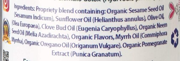 Ayurvedic Organic Oil Pulling for Teeth and Gums | Refreshing Mint Flavored Oral Rinse Mouthwash | Essential Oils for Bad Breath | Whitening Teeth & Fresh Breath | (3 Pack,8oz)