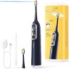 Soocas NEOS II - Electric Toothbrush with Water Flosser, Sonic Electric Toothbrush for Adults, Water Flosser for Teeth, Portable Cordless Oral Irrigator, 100% Plaque Removal, Dark Violet