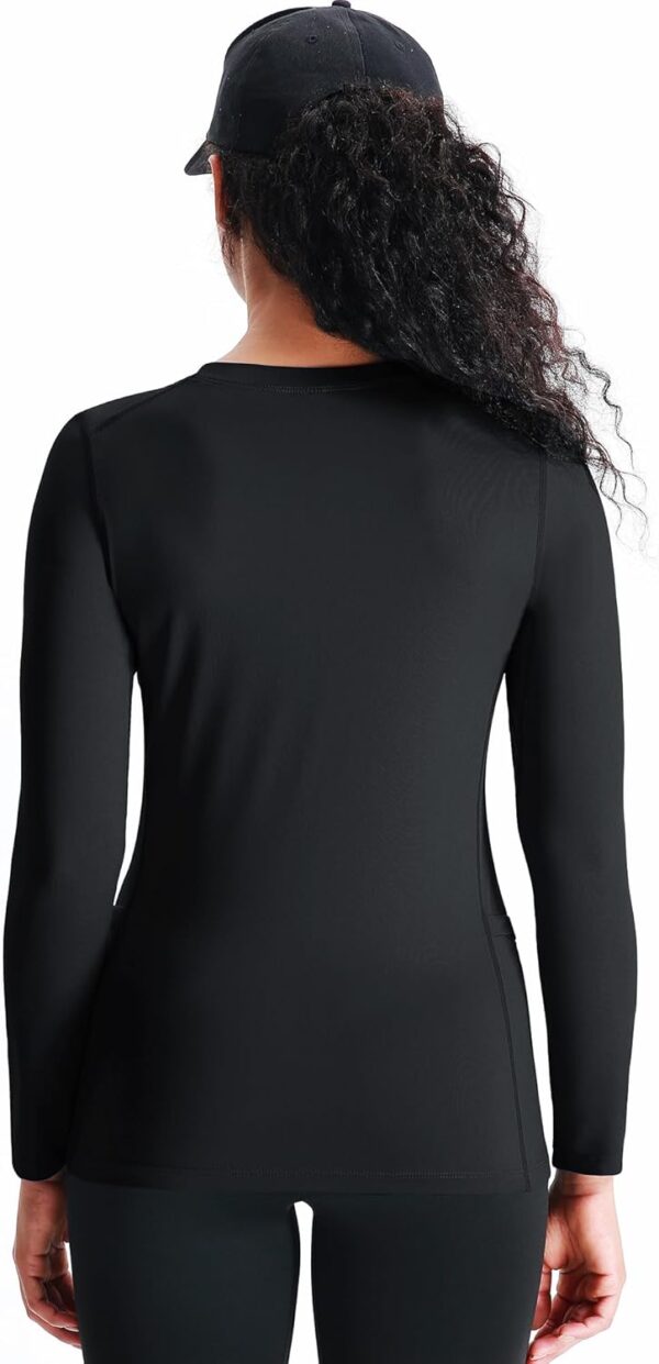 NELEUS Women's 3 Pack Athletic Compression Long Sleeve T Shirt Dry Fit