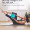 Trideer Pilates Ball 9 Inch Core Ball, Small Exercise Ball with Exercise Guide Barre Ball Mini Yoga Ball for Pilates, Yoga, Core Training, Physical Therapy, Balance, Stability, Stretching