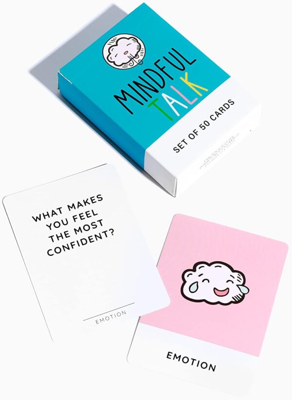 The School of Mindfulness- Mindfulness Game for Kids: Mindful Talk Cards for Children and Parents- for Authentic and Meaningful Conversations…